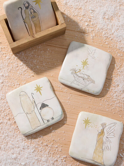 Nativity Coaster Set - TULLABEE