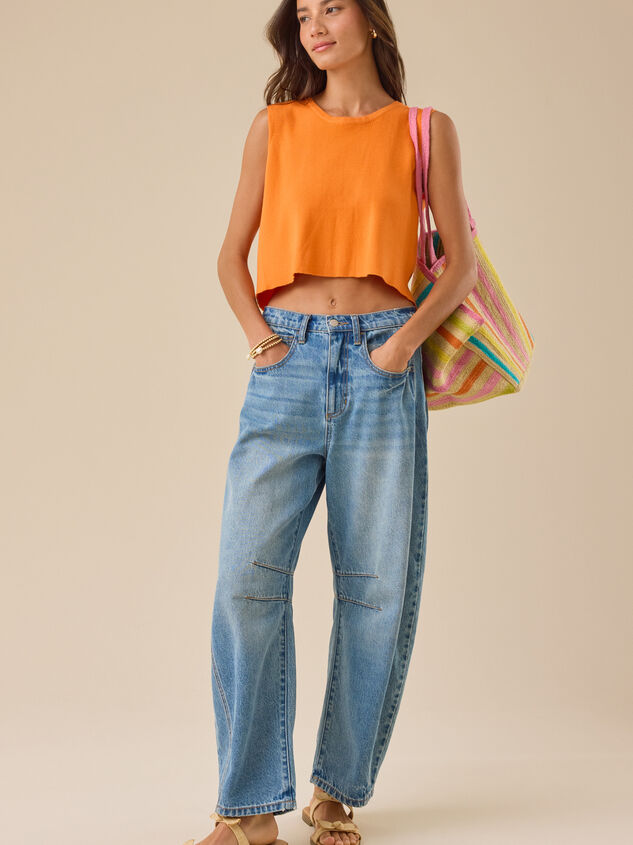 Maisie Bow Back Vest Detail 3 - TULLABEE