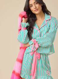 Kimber Festive Patch Satin Sleep Top - TULLABEE