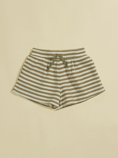 Jordy Toddler Striped Lounge Shorts - TULLABEE