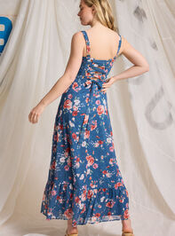 Sutton Floral Maxi Dress Detail 6 - TULLABEE