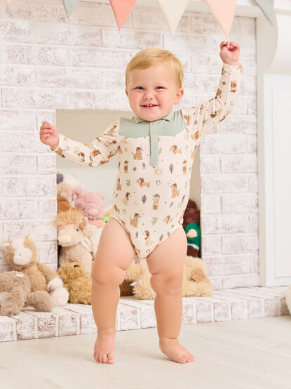 Howdy Hound Western Bodysuit - TULLABEE
