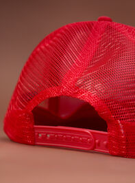 Lucky Game Day Trucker Hat Detail 3 - TULLABEE