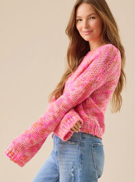 Poppy Bright Pullover Sweater Detail 5 - TULLABEE
