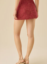 Leilani Tweed Mini Skirt Detail 5 - TULLABEE