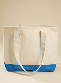 Lobster Canvas Tote Bag Detail 6 - TULLABEE