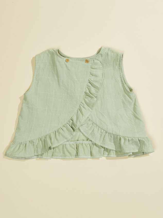 Aria Linen Top by Vignette Detail 2 - TULLABEE