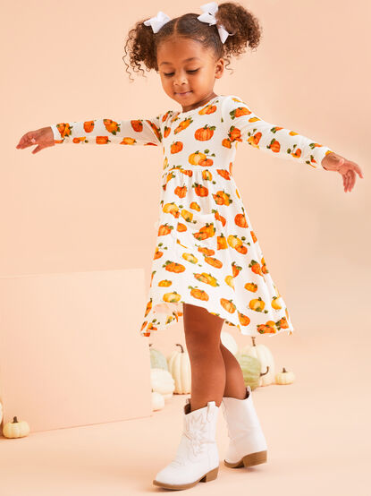 Pumpkin Patch Baby Dress - TULLABEE