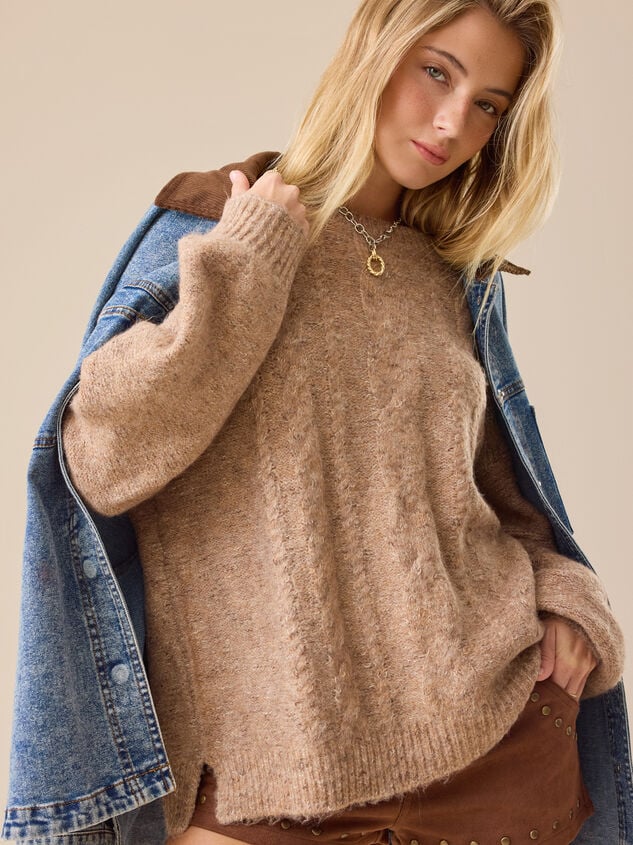 Terra Knit Cable Sweater - TULLABEE