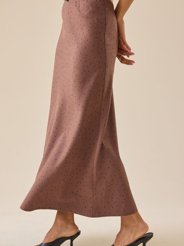 Frankie Polka Dot Midi Skirt Detail 4 - TULLABEE