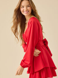 Astrid Crossover Romper Detail 4 - TULLABEE