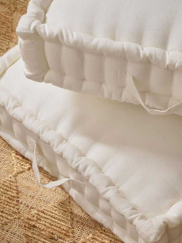 Angelique Floor Cushion Detail 2 - TULLABEE
