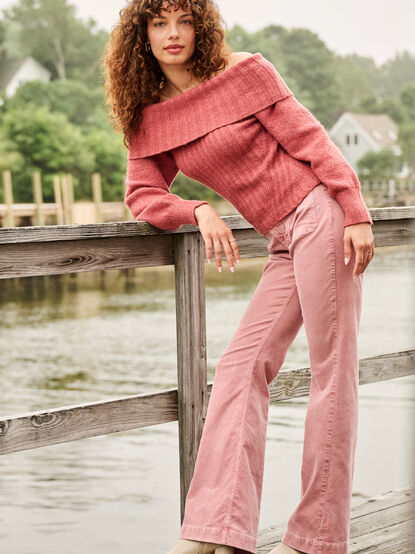 Rose High Rise Corduroy Flare - TULLABEE