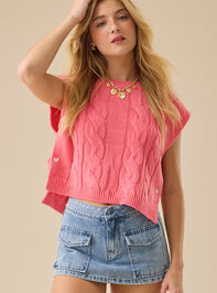 Fallon Denim Mini Skort - TULLABEE