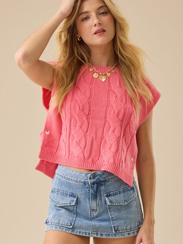 Fallon Denim Mini Skort - TULLABEE
