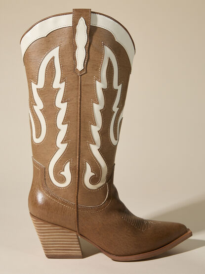 Ida Cutout Western Boot - TULLABEE