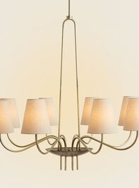 Delanney Linen Chandelier Detail 3 - TULLABEE