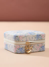 Floral Bow Jewelry Box Detail 3 - TULLABEE