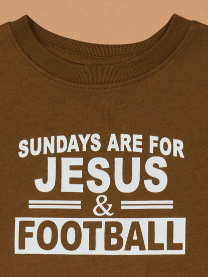 Jesus & Football Tee - TULLABEE