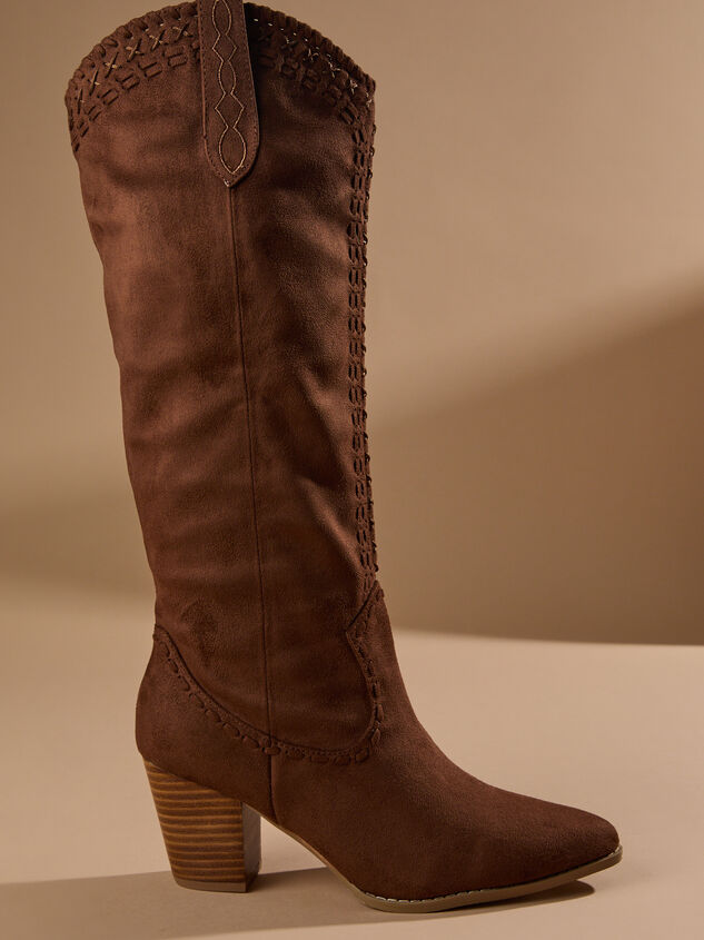 Finley Suede Boots By Billini Detail 3 - TULLABEE
