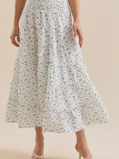 Ruth Floral Midi Skirt - TULLABEE