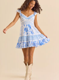 Hollie Mini Dress Detail 3 - TULLABEE