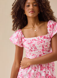 Adeline Floral Maxi Dress Detail 5 - TULLABEE