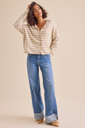 Hollen Striped Sweater - Altar'd State