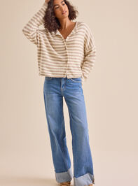 Hollen Striped Sweater Detail 3 - TULLABEE