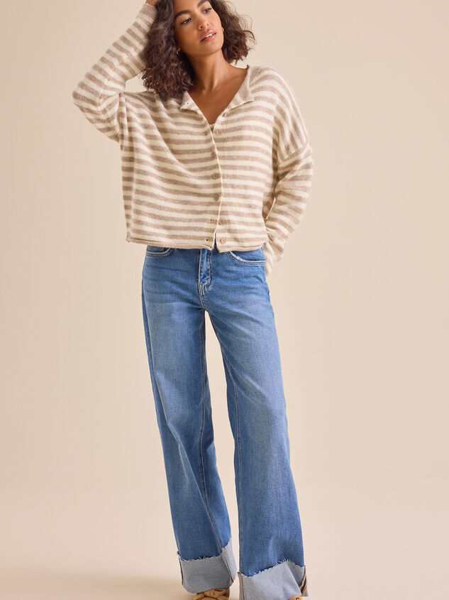 Hollen Striped Sweater Detail 3 - TULLABEE