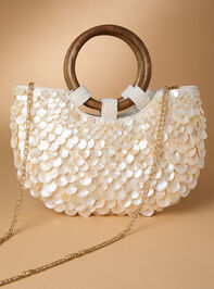 Haven Shell Covered Purse Detail 4 - TULLABEE