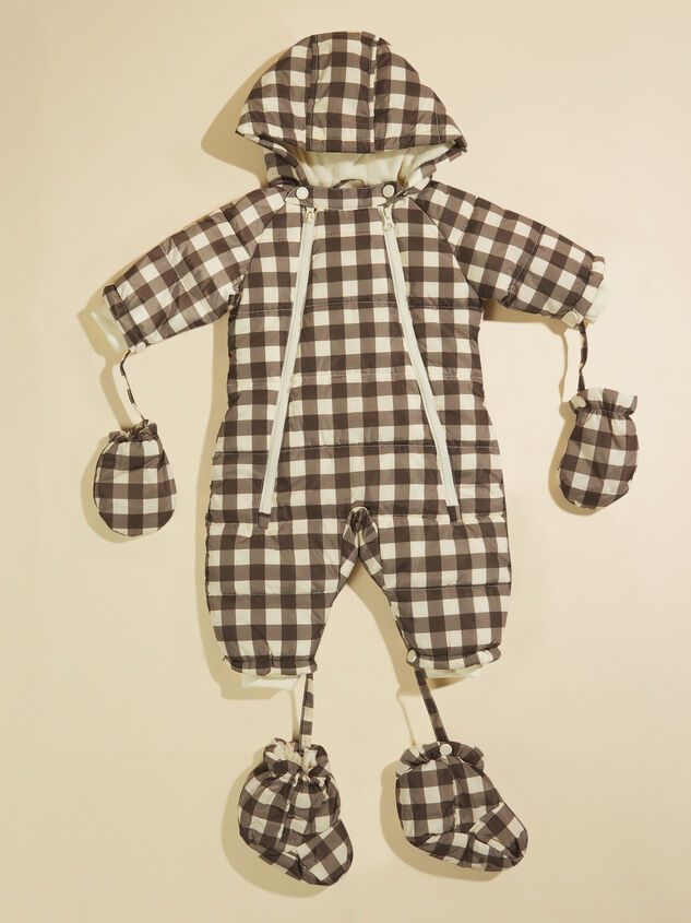 Checkered Puffer Snowsuit by Rylee + Cru - TULLABEE