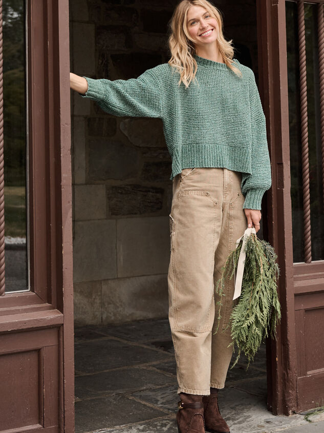 Dora Waffle-Knit Sweater - TULLABEE