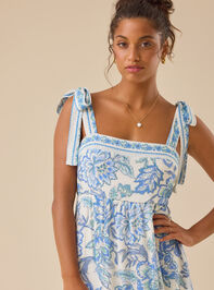 Sasha Floral Maxi Dress Detail 2 - TULLABEE