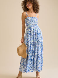 Kendall Floral Maxi Dress Detail 3 - TULLABEE