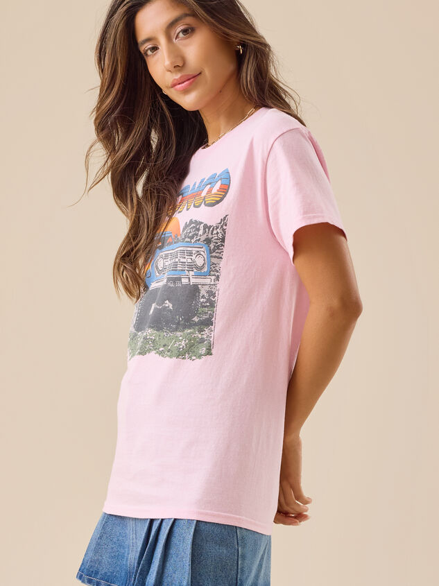 Retro Bronco Tee Detail 3 - TULLABEE