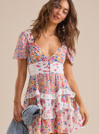 Aderny Floral Mini Dress - TULLABEE