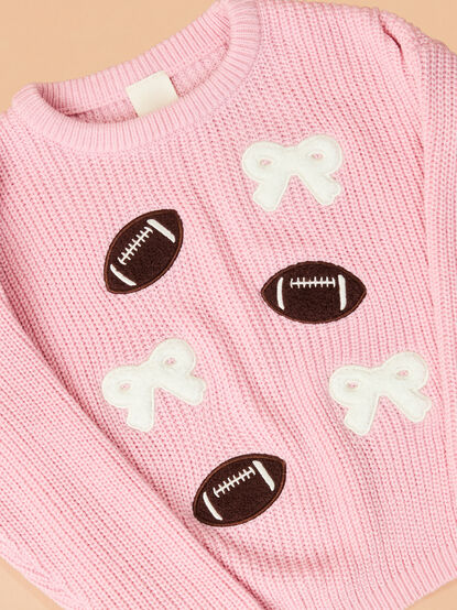 Sideline Sweetheart Sweater - TULLABEE