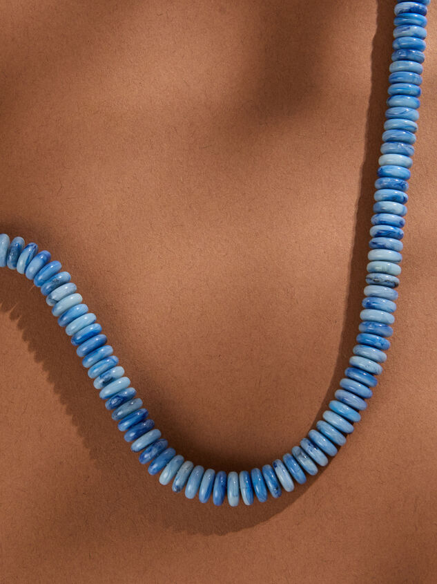 Lila Beaded Necklace Detail 2 - TULLABEE