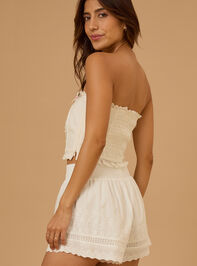 Clara Embroidered Tube Top Detail 5 - TULLABEE