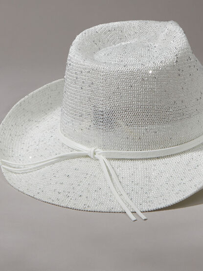Harper Sequin Cowboy Hat - TULLABEE