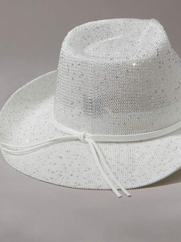 Harper Sequin Cowboy Hat Detail 2 - TULLABEE