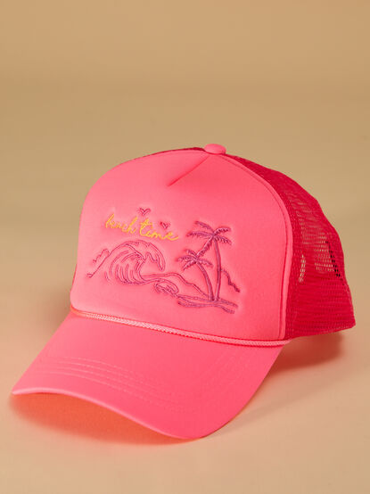 Beach Time Trucker Hat - TULLABEE