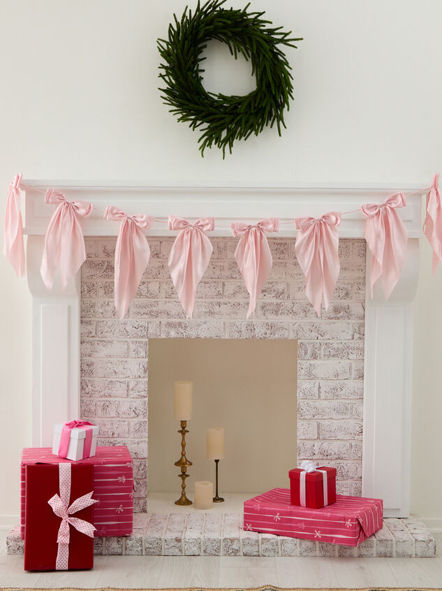 Satin Bow Garland - TULLABEE