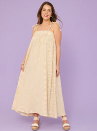 Malea Marigold Striped Mama Dress by Rylee + Cru - TULLABEE