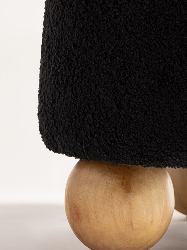 Flor Upholstered Round Stool Detail 5 - TULLABEE