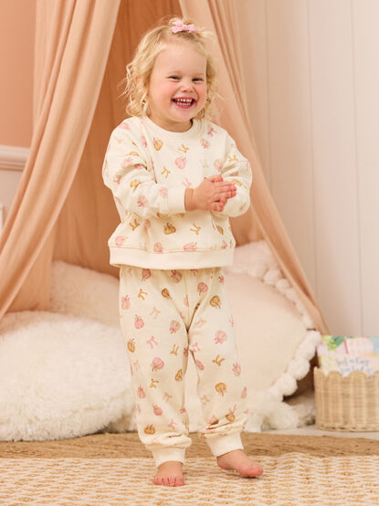 Pumpkin Bow Top and Pants Set - TULLABEE
