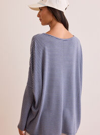 Zero Drag Oversized Long Sleeve Top Detail 5 - TULLABEE