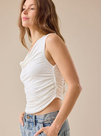 Alaya Cowl-Neck Top Detail 2 - TULLABEE