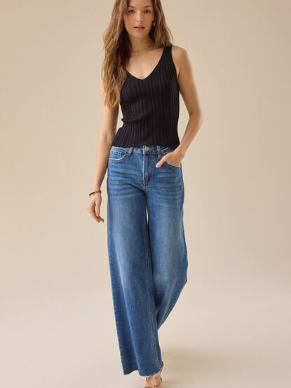Anna Ribbed Tank Top - TULLABEE